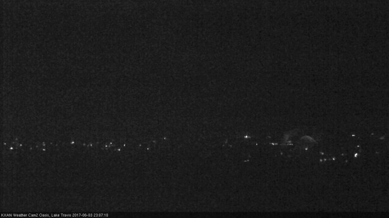 Lake Travis webcam, June 3, 2017 10:35 PM CT