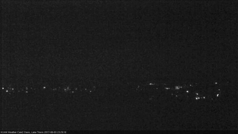 Lake Travis webcam, June 3, 2017 10:50 PM CT