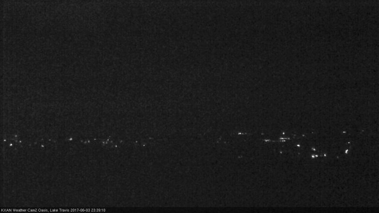 Lake Travis webcam, June 3, 2017 10:55 PM CT