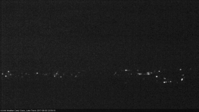 Lake Travis webcam, June 3, 2017 11:10 PM CT