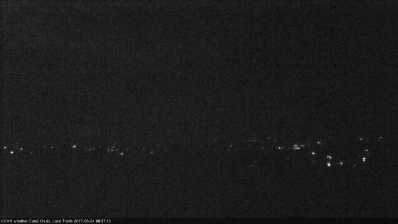 Lake Travis webcam, June 3, 2017 12:00 AM CT