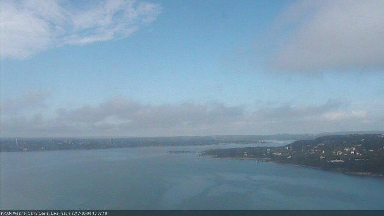 Lake Travis webcam, June 4, 2017 9:20 AM CT
