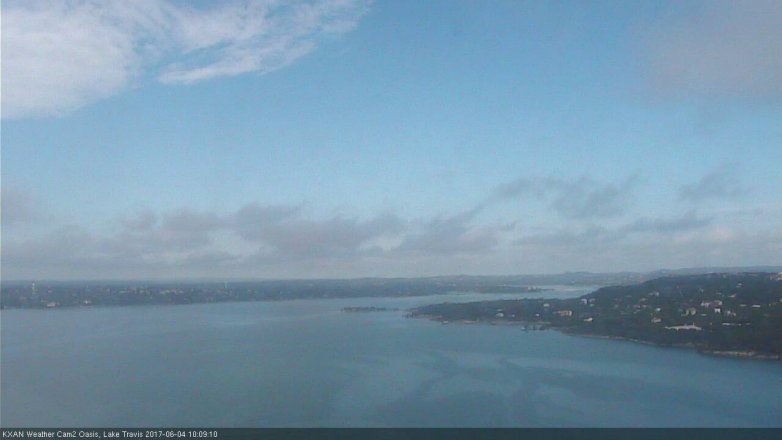 Lake Travis webcam, June 4, 2017 9:40 AM CT