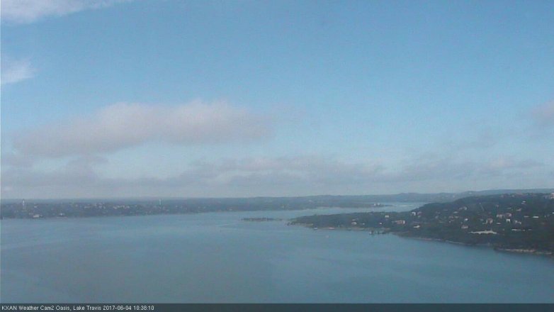 Lake Travis webcam, June 4, 2017 10:05 AM CT