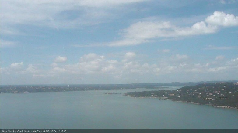 Lake Travis webcam, June 4, 2017 11:30 AM CT