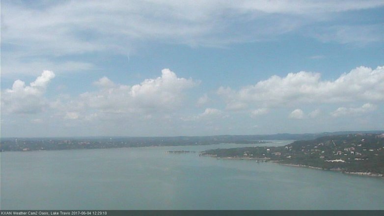 Lake Travis webcam, June 4, 2017 11:35 AM CT