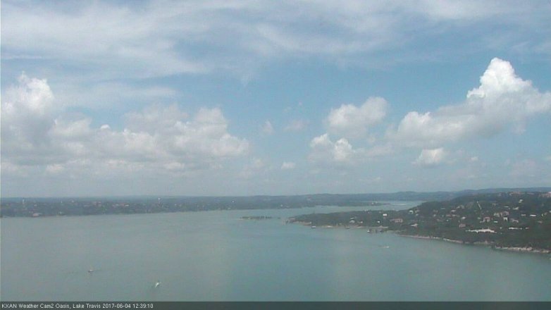 Lake Travis webcam, June 4, 2017 11:50 AM CT