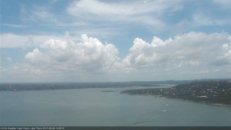 Lake Travis webcam, June 4, 2017 12:35 PM CT