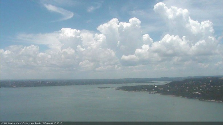 Lake Travis webcam, June 4, 2017 12:55 PM CT