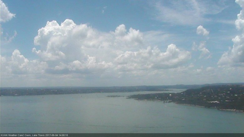 Lake Travis webcam, June 4, 2017 1:20 PM CT