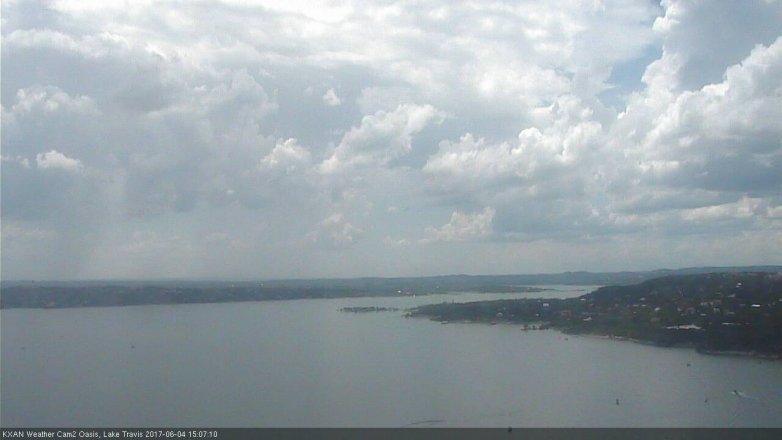 Lake Travis webcam, June 4, 2017 2:15 PM CT