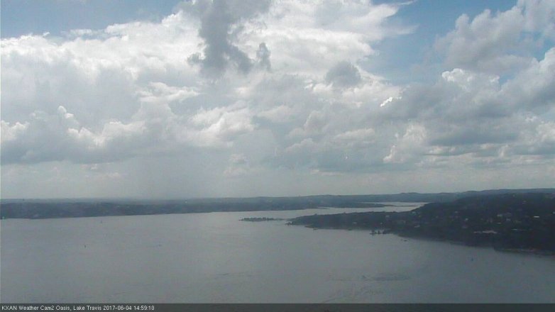 Lake Travis webcam, June 4, 2017 2:20 PM CT