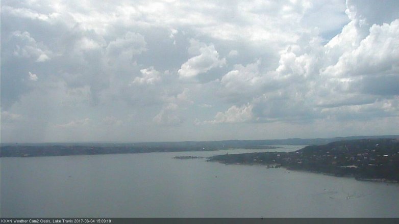 Lake Travis webcam, June 4, 2017 2:25 PM CT