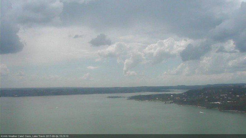Lake Travis webcam, June 4, 2017 2:45 PM CT