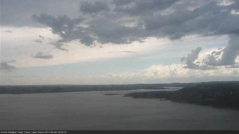 Lake Travis webcam, June 4, 2017 3:35 PM CT
