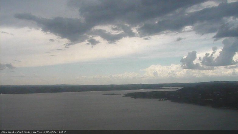 Lake Travis webcam, June 4, 2017 3:40 PM CT