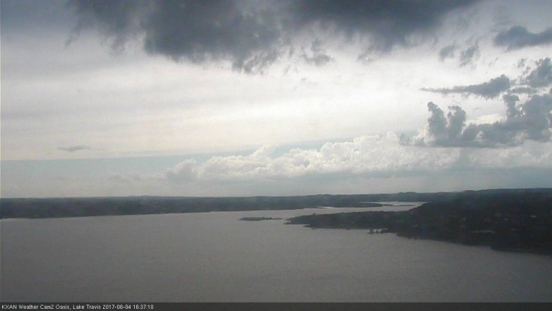 Lake Travis webcam, June 4, 2017 3:50 PM CT