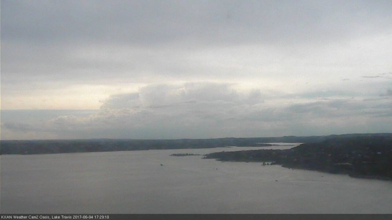 Lake Travis webcam, June 4, 2017 4:55 PM CT