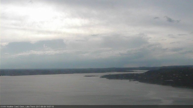 Lake Travis webcam, June 4, 2017 5:25 PM CT