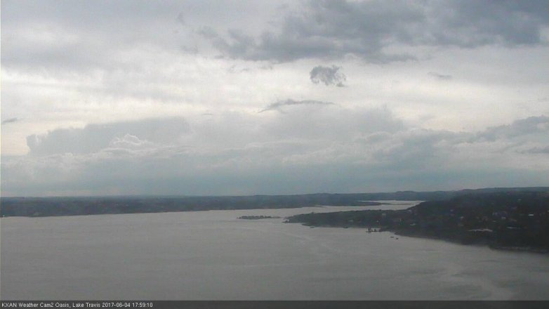 Lake Travis webcam, June 4, 2017 5:30 PM CT