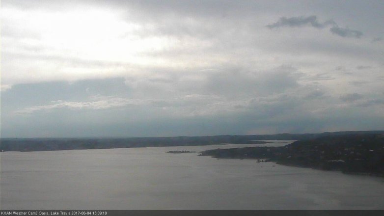 Lake Travis webcam, June 4, 2017 5:35 PM CT