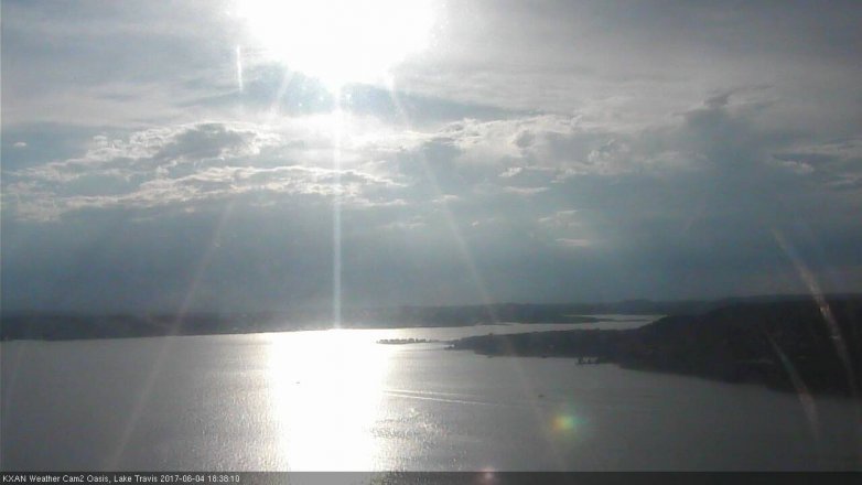 Lake Travis webcam, June 4, 2017 5:50 PM CT