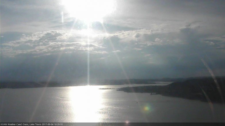 Lake Travis webcam, June 4, 2017 5:55 PM CT