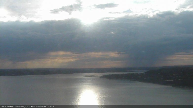 Lake Travis webcam, June 4, 2017 6:30 PM CT