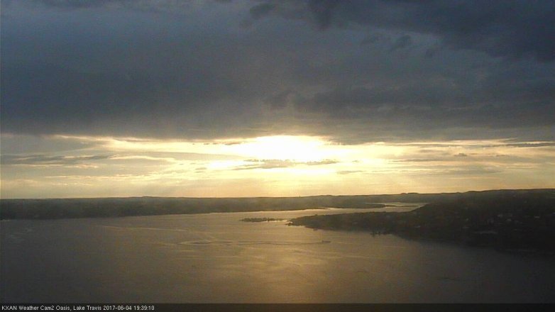 Lake Travis webcam, June 4, 2017 7:00 PM CT