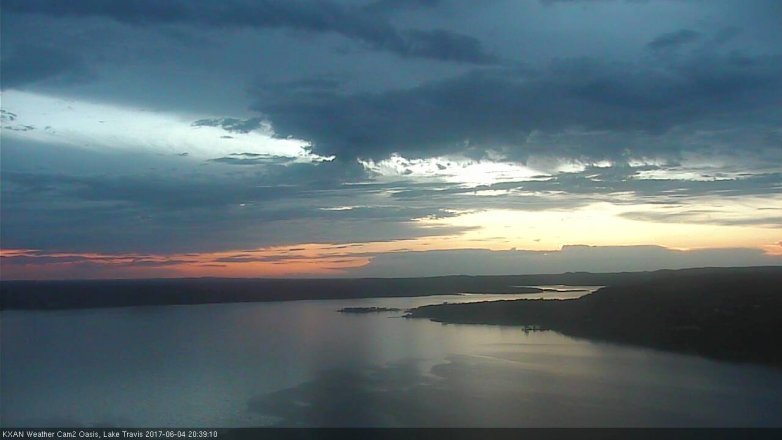 Lake Travis webcam, June 4, 2017 7:50 PM CT