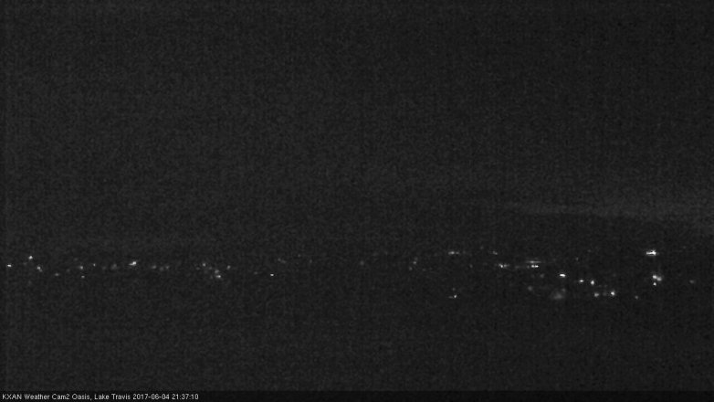 Lake Travis webcam, June 4, 2017 9:05 PM CT