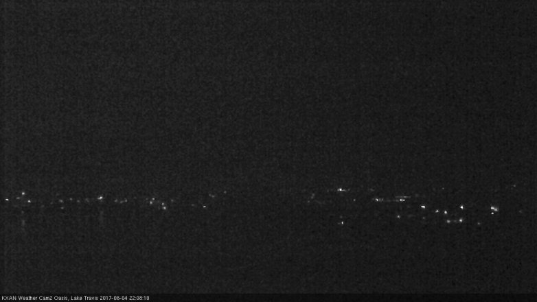 Lake Travis webcam, June 4, 2017 9:20 PM CT