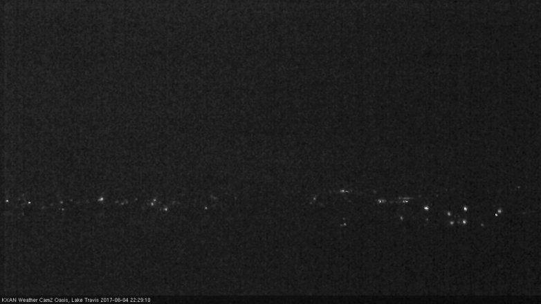 Lake Travis webcam, June 4, 2017 9:45 PM CT