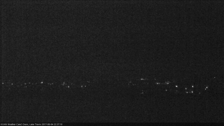 Lake Travis webcam, June 4, 2017 10:05 PM CT