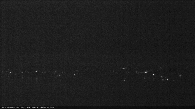 Lake Travis webcam, June 4, 2017 10:25 PM CT