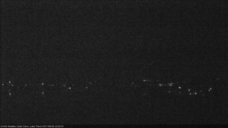 Lake Travis webcam, June 4, 2017 10:40 PM CT