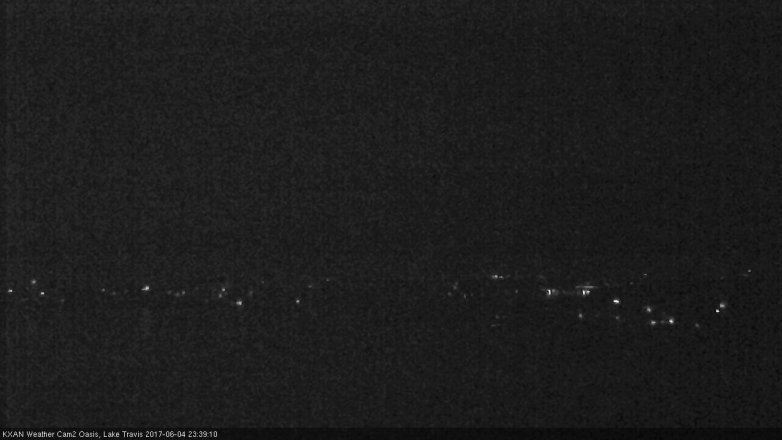 Lake Travis webcam, June 4, 2017 11:05 PM CT