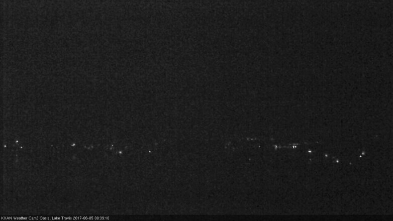 Lake Travis webcam, June 4, 2017 11:45 PM CT