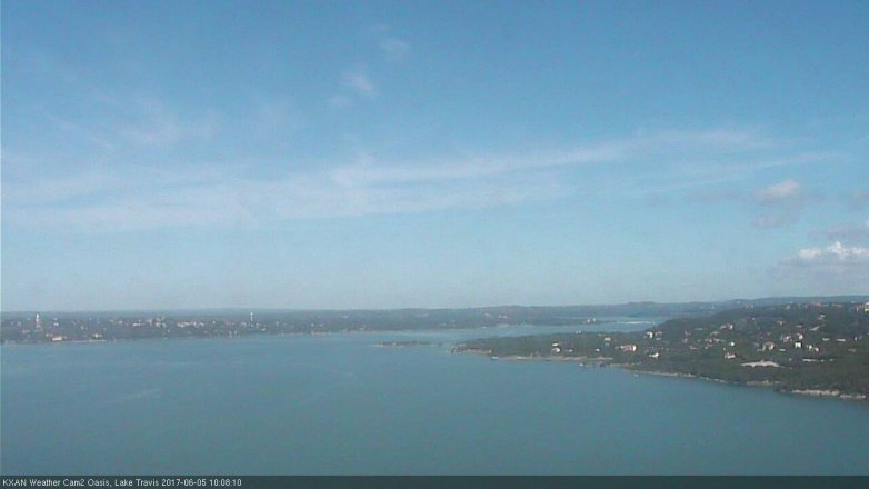 Lake Travis webcam, June 5, 2017 9:20 AM CT