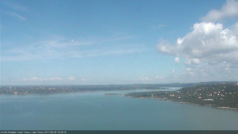 Lake Travis webcam, June 5, 2017 10:05 AM CT