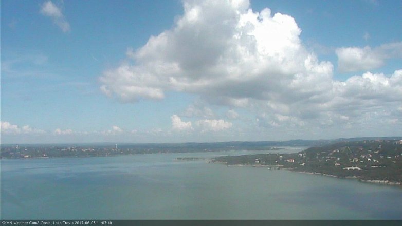 Lake Travis webcam, June 5, 2017 10:25 AM CT