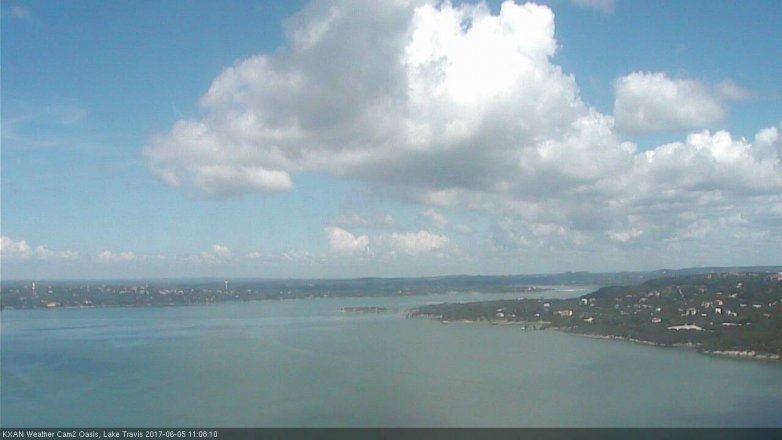 Lake Travis webcam, June 5, 2017 10:30 AM CT