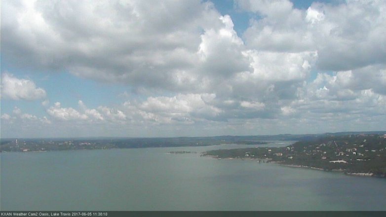 Lake Travis webcam, June 5, 2017 10:45 AM CT