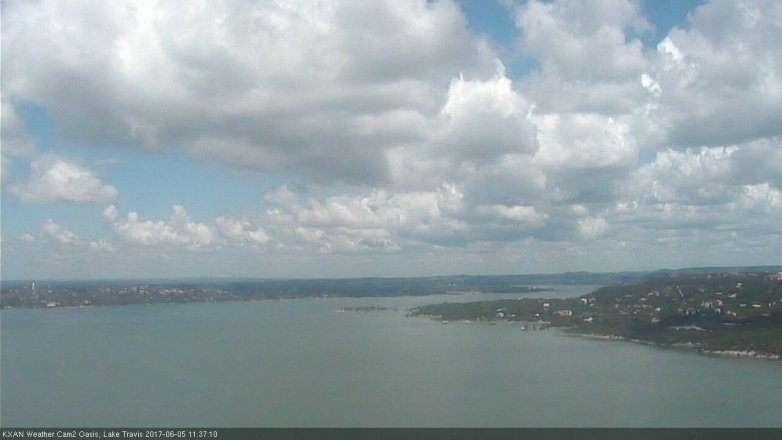 Lake Travis webcam, June 5, 2017 10:55 AM CT
