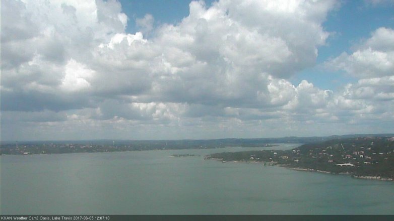 Lake Travis webcam, June 5, 2017 11:15 AM CT