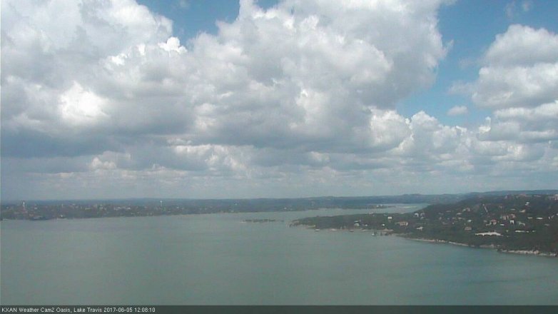 Lake Travis webcam, June 5, 2017 11:30 AM CT