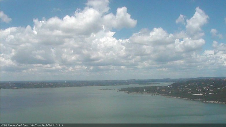 Lake Travis webcam, June 5, 2017 11:55 AM CT