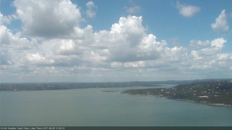 Lake Travis webcam, June 5, 2017 12:10 PM CT