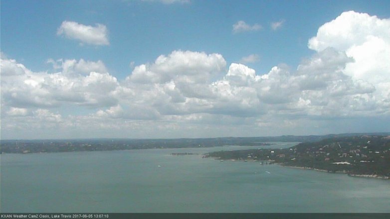 Lake Travis webcam, June 5, 2017 12:25 PM CT