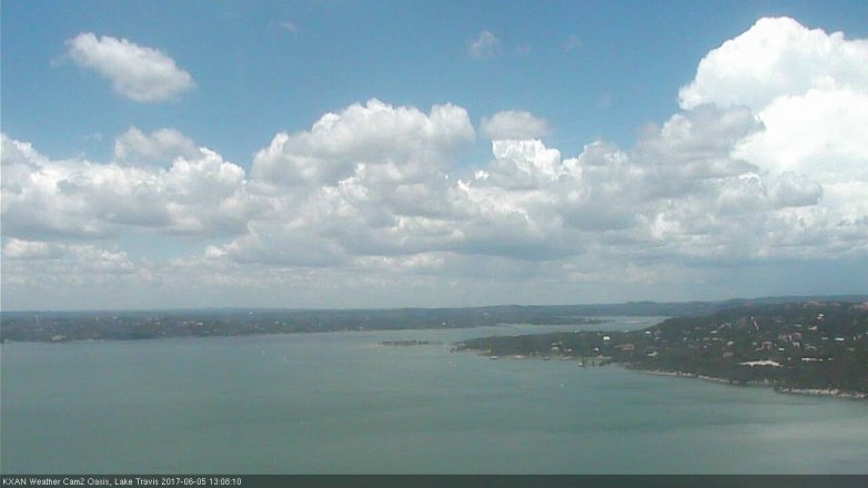 Lake Travis webcam, June 5, 2017 12:35 PM CT